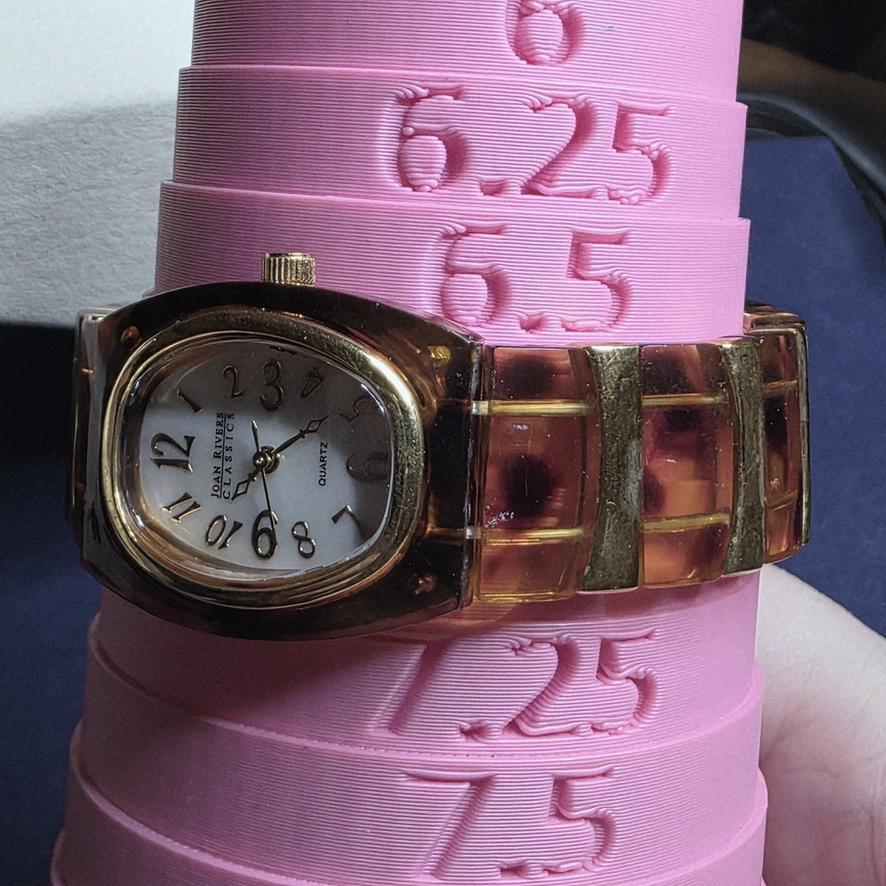 Joan Rivers Collection Tortoise Shell Watch - Picture 9 of 10